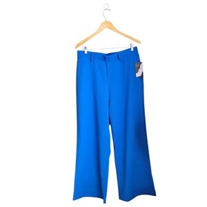 Women's Wide Leg Blue Pants
